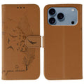 Feather Pattern Litchi Texture Leather Phone Case, For iPhone 17 Pro Max, For iPhone 17 Pro, For iPhone 17, For iPhone Air