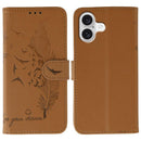 Feather Pattern Litchi Texture Leather Phone Case, For iPhone 17 Pro Max, For iPhone 17 Pro, For iPhone 17, For iPhone Air
