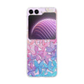 Samsung Galaxy Z Flip 6 Painted Pattern PC Transparent Folding Phone Case Cover