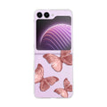 Samsung Galaxy Z Flip 6 Painted Pattern PC Transparent Folding Phone Case Cover