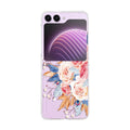 Samsung Galaxy Z Flip 6 Painted Pattern PC Transparent Folding Phone Case Cover