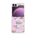 Samsung Galaxy Z Flip 6 Painted Pattern PC Transparent Folding Phone Case Cover