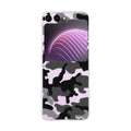 Samsung Galaxy Z Flip 6 Painted Pattern PC Transparent Folding Phone Case Cover