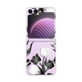 Samsung Galaxy Z Flip 6 Painted Pattern PC Transparent Folding Phone Case Cover