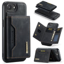 DG.MING M2 Series 3-Fold Card Bag Wallet Leather Phone Case, For iPhone 17e / 16e, For iPhone 17 Pro Max, For iPhone 17 Pro, For iPhone 17