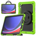 For Samsung Galaxy Tab S10 Ultra Silicone Hybrid PC Tablet Case with Handle