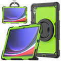 For Samsung Galaxy Tab S10 Ultra Silicone Hybrid PC Tablet Case with Handle