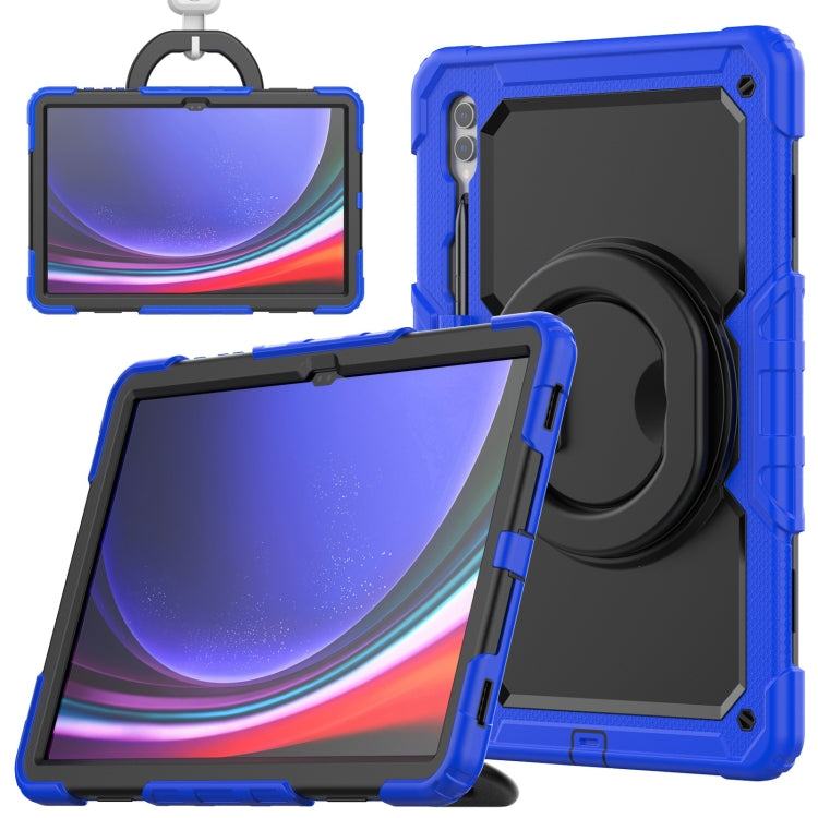 For Samsung Galaxy Tab S9 Silicone Hybrid PC Tablet Case with Handle