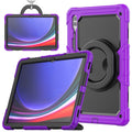 For Samsung Galaxy Tab S10 Ultra Silicone Hybrid PC Tablet Case with Handle