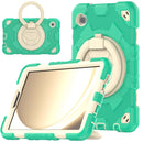 For Samsung Galaxy Tab S9+ Rotation Handle Silicone Hybrid PC Tablet Case