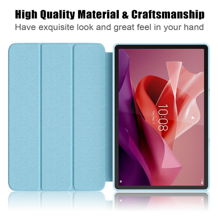 For Lenovo Tab P12 12.7 /P12 Pro 2nd Gen folding TPU Smart Leather Tablet Case