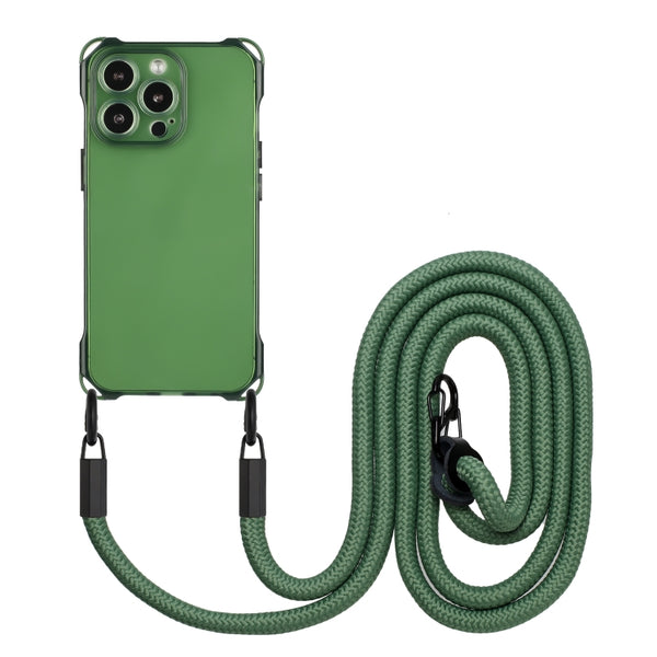 Four-corner Shockproof TPU Phone Case with Lanyard, For iPhone 12 Pro Max, For iPhone 12 Pro, For iPhone 11 Pro Max, For iPhone 11