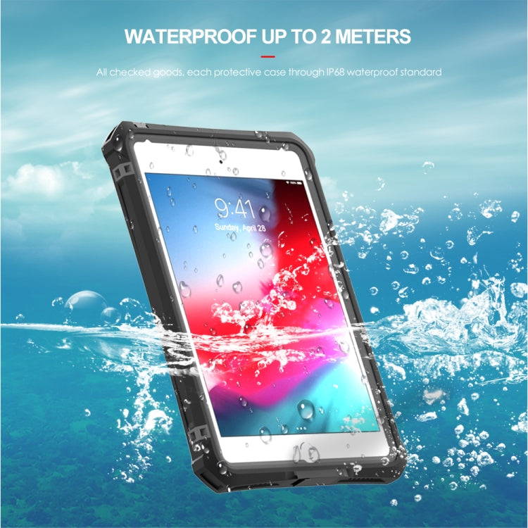 For iPad mini (2019) Shockproof Waterproof PC + TPU Protective Case with Lanyard & Holder