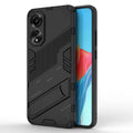 For OPPO A78 4G Armor 2 in 1 PC + TPU Phone Case with Holder