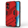 For OPPO A78 4G Armor 2 in 1 PC + TPU Phone Case with Holder