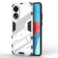 For OPPO A78 4G Armor 2 in 1 PC + TPU Phone Case with Holder