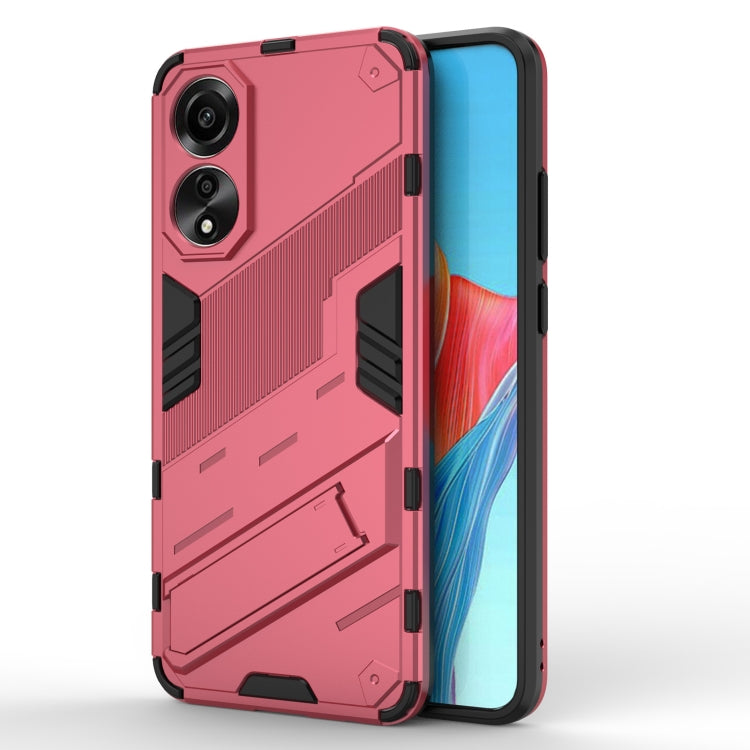 For OPPO A78 4G Armor 2 in 1 PC + TPU Phone Case with Holder