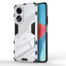For OPPO Reno 11 F 5G Armor 2 in 1 PC + TPU Phone Case with Holder