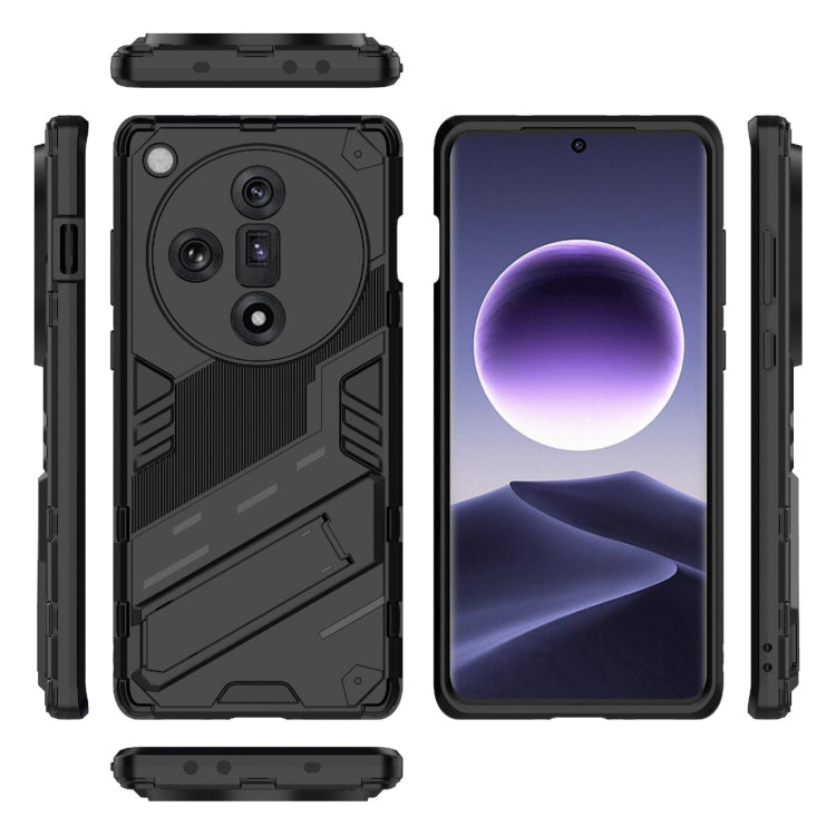 For OPPO Find X7 5G Armor 2 in 1 PC + TPU Phone Case with Holder