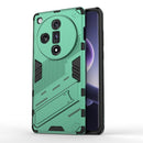 For OPPO Reno 11 5G Armor 2 in 1 PC + TPU Phone Case with Holder