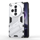 For OPPO Reno 11 5G Armor 2 in 1 PC + TPU Phone Case with Holder