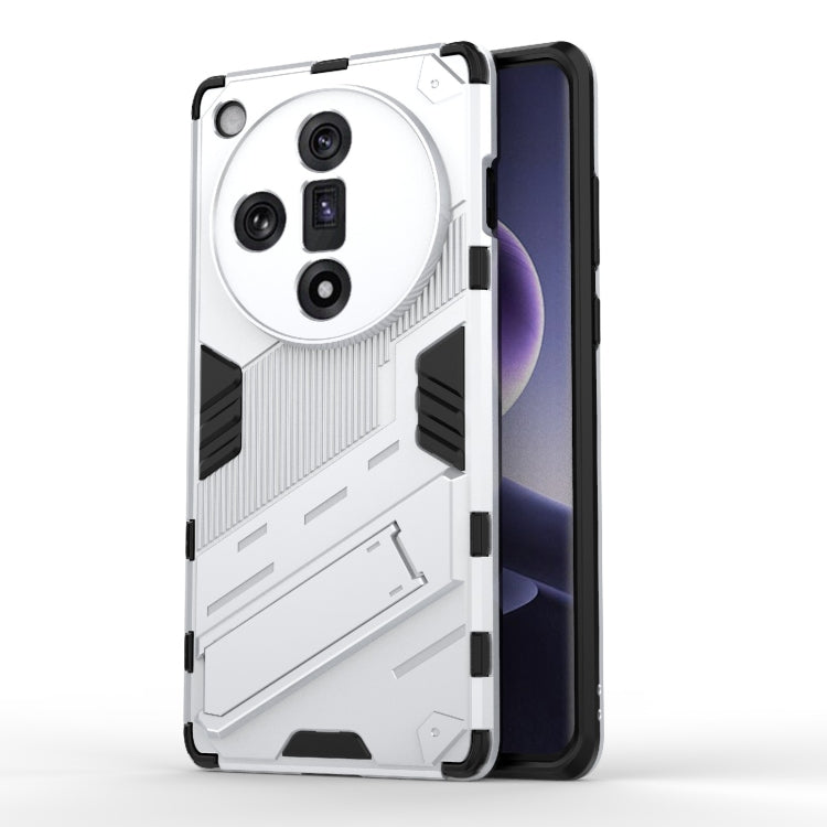 For OPPO Find X7 5G Armor 2 in 1 PC + TPU Phone Case with Holder