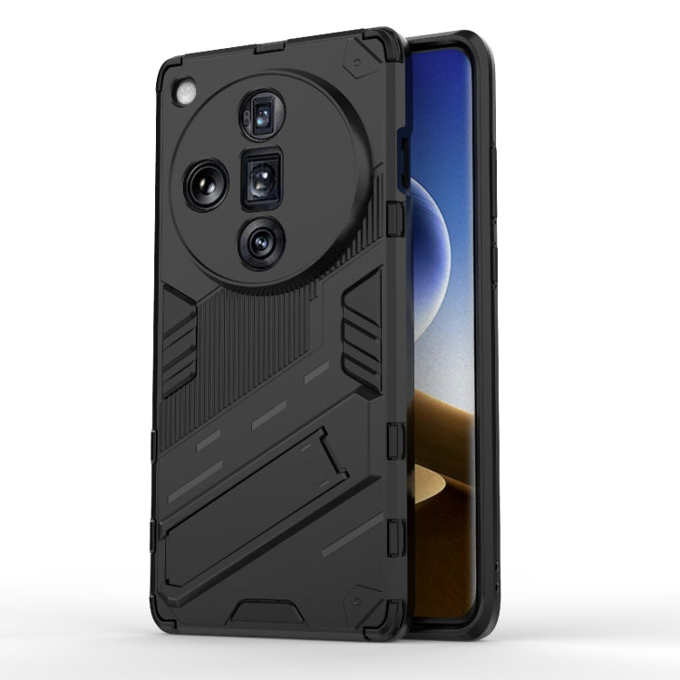 For OPPO A78 4G Armor 2 in 1 PC + TPU Phone Case with Holder