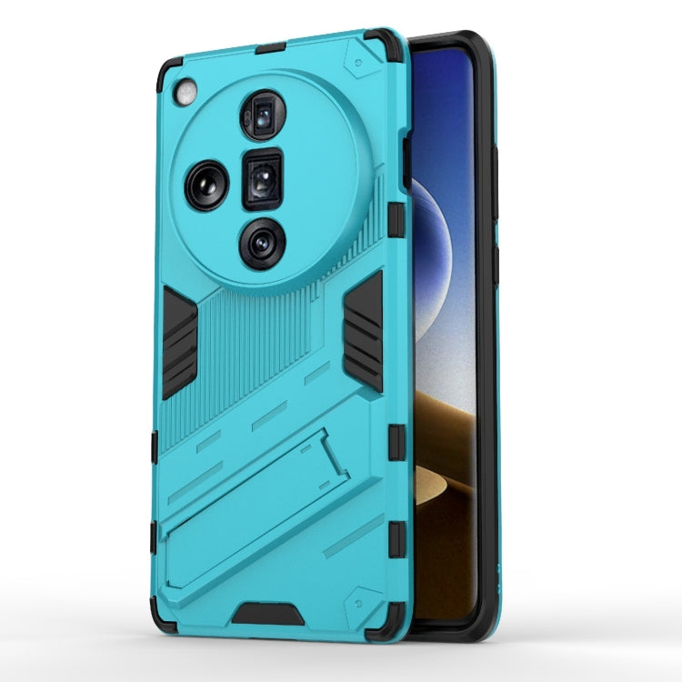 For OPPO A78 4G Armor 2 in 1 PC + TPU Phone Case with Holder