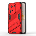 For OPPO Reno 11 5G Armor 2 in 1 PC + TPU Phone Case with Holder