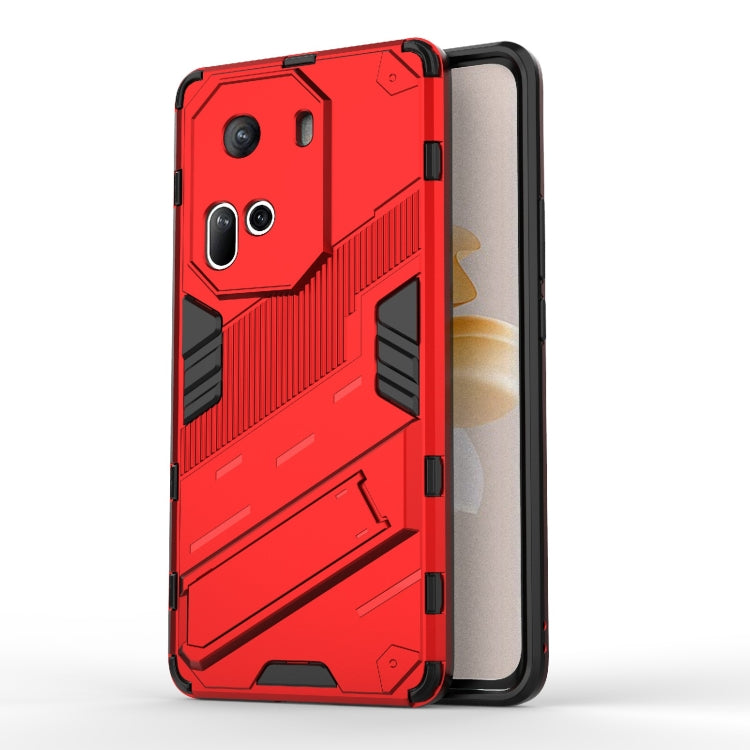 For OPPO A38 4G  Armor 2 in 1 PC + TPU Phone Case with Holder