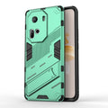 For OPPO Reno 11 5G Armor 2 in 1 PC + TPU Phone Case with Holder