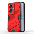 For OPPO Reno11 F 5G Punk Armor 2 in 1 PC + TPU Phone Case with Holder