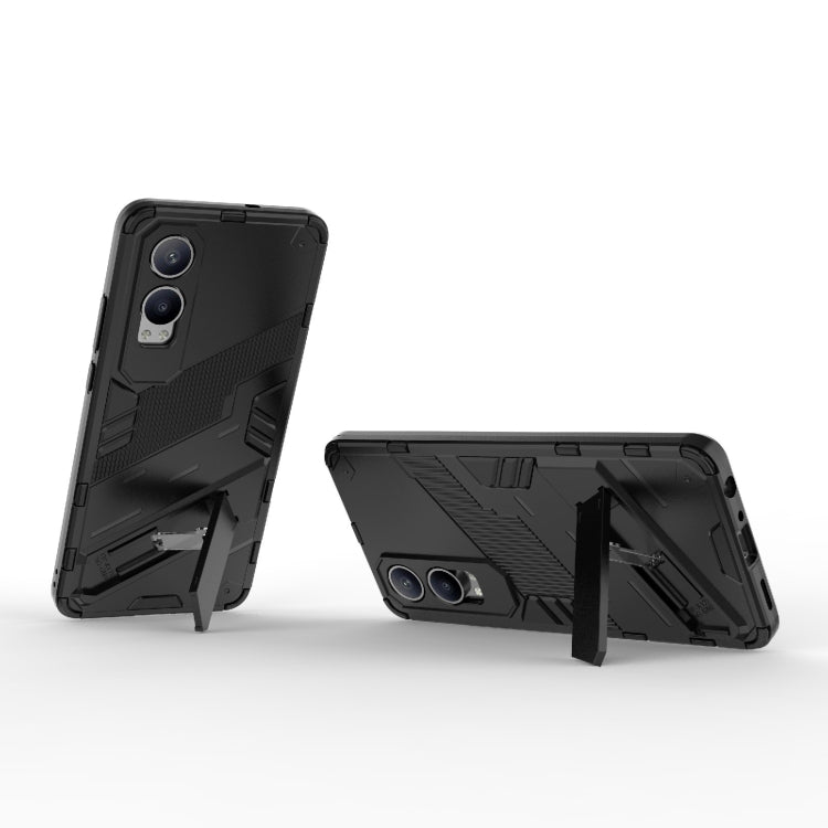 For OPPO A78 4G Armor 2 in 1 PC + TPU Phone Case with Holder