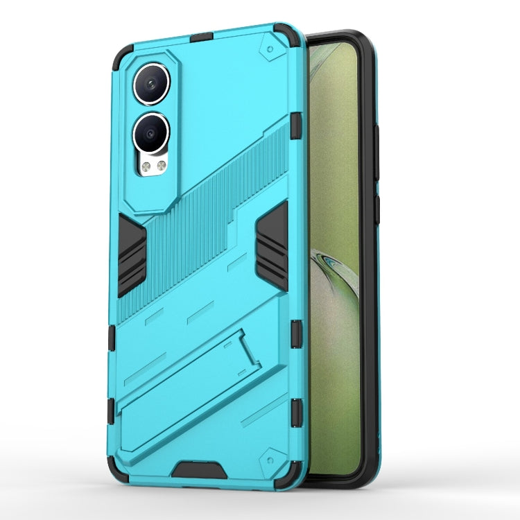 For OPPO A78 4G Armor 2 in 1 PC + TPU Phone Case with Holder