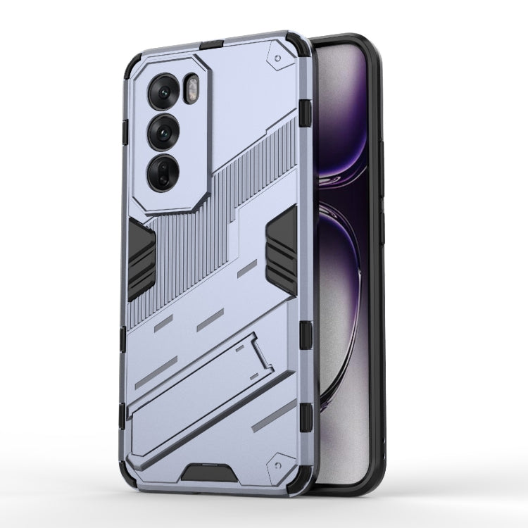 For OPPO Reno11 F 5G Punk Armor 2 in 1 PC + TPU Phone Case with Holder