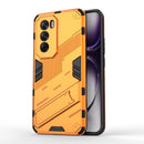 For OPPO Reno 11 F 5G Armor 2 in 1 PC + TPU Phone Case with Holder