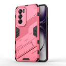 For OPPO Reno 11 F 5G Armor 2 in 1 PC + TPU Phone Case with Holder