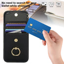 For iPhone 15 Pro Max Ring Holder RFID Card Slot Phone Case