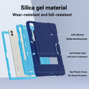 For Samsung Galaxy Tab S9+ Silicone PC Tablet Case with Pen Holder