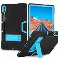 For Samsung Galaxy Tab S9+ Silicone PC Tablet Case with Pen Holder