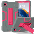 For Samsung Galaxy Tab A9 Silicone PC Tablet Case with Pen Holder