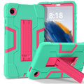 For Samsung Galaxy Tab A9 Silicone PC Tablet Case with Pen Holder