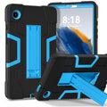 For Samsung Galaxy Tab A9 Silicone PC Tablet Case with Pen Holder