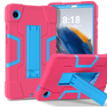 For Samsung Galaxy Tab A9 Silicone PC Tablet Case with Pen Holder