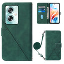 Crossbody 3D Embossed Flip Leather Phone Case