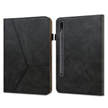 For Samsung Galaxy Tab S9+ / S9 FE+ Embossed Leather Tablet Case