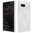 For Google Pixel 6a MagSafe Clear Acrylic PC Hybrid TPU Phone Case