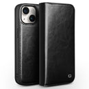 QIALINO Classic Genuine Leather Phone Case, For iPhone 15