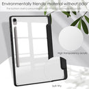 Samsung Galaxy Tab S9 FE Acrylic 3-folding Smart Leather Tablet Case with Pen Slot