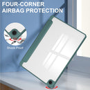 Acrylic 3-folding Smart Leather Tablet Case with Pen Slot, For Samsung Galaxy Tab A9+